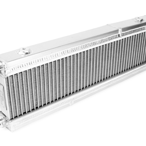Mishimoto MMOC-DP-MSL Silver Bar and Plate Oil Cooler Universal Dual Pass, Medium